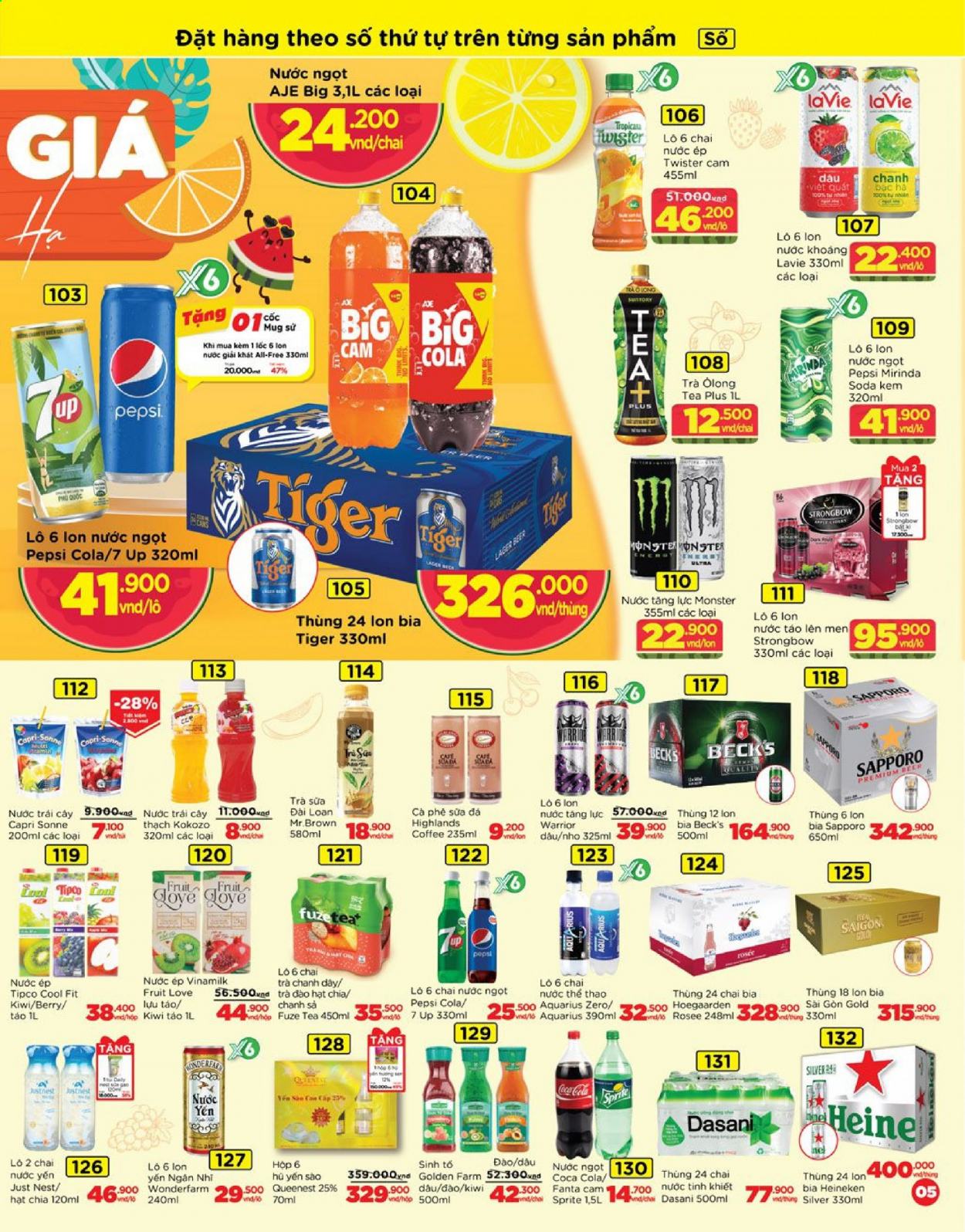 <retailer> - <MM.DD.YYYY - MM.DD.YYYY> - Sales products - ,<products from flyers>. Page 5.