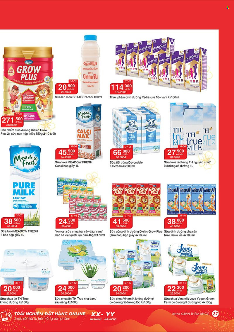 <retailer> - <MM.DD.YYYY - MM.DD.YYYY> - Sales products - ,<products from flyers>. Page 38.