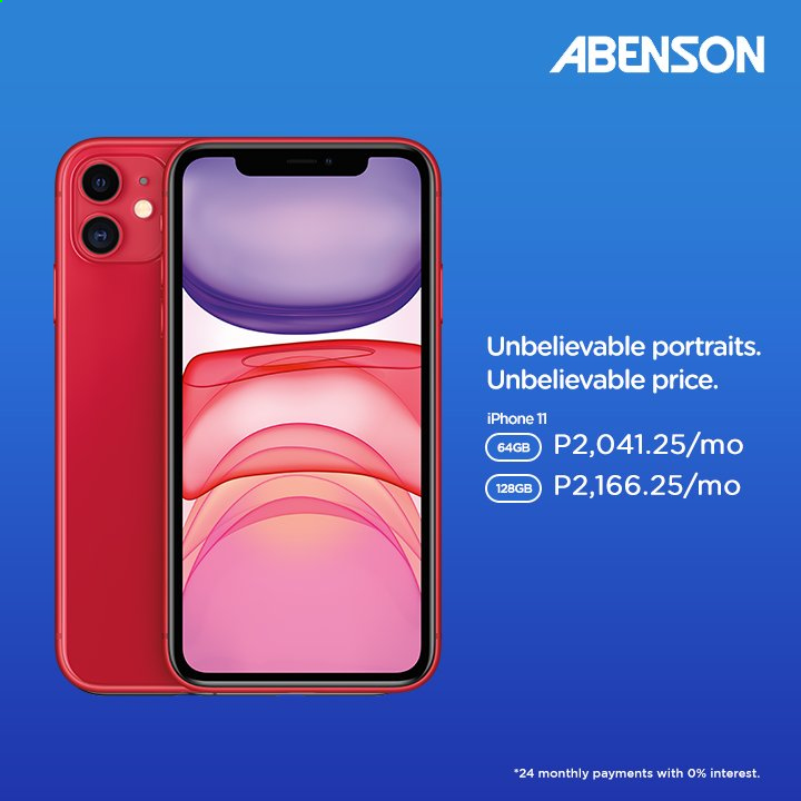 thumbnail - Abenson offer  - Sales products - iPhone, iPhone 11. Page 1.