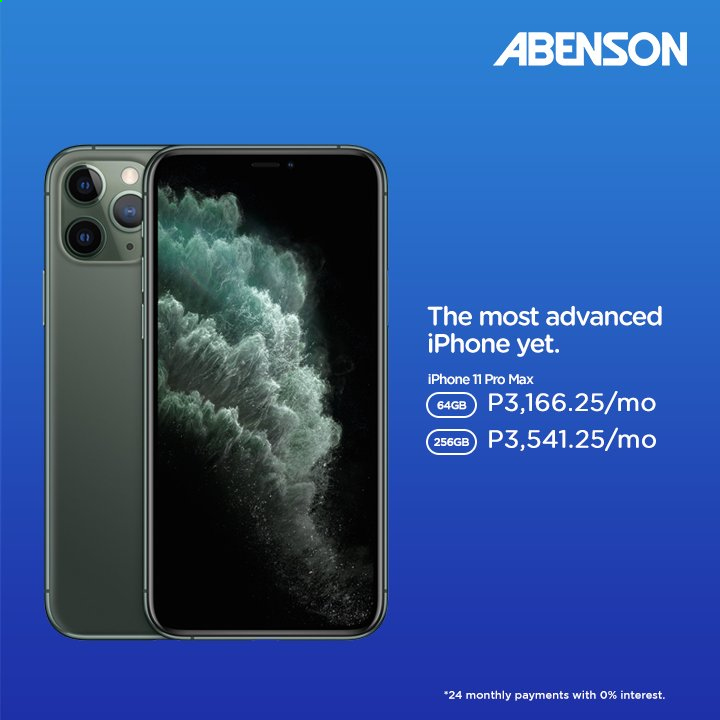 thumbnail - Abenson offer  - Sales products - iPhone, iPhone 11, iPhone 11 Pro, iPhone 11 Pro Max. Page 3.