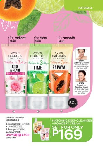 thumbnail - Avon offer  - Sales products - Avon, cleanser. Page 5.