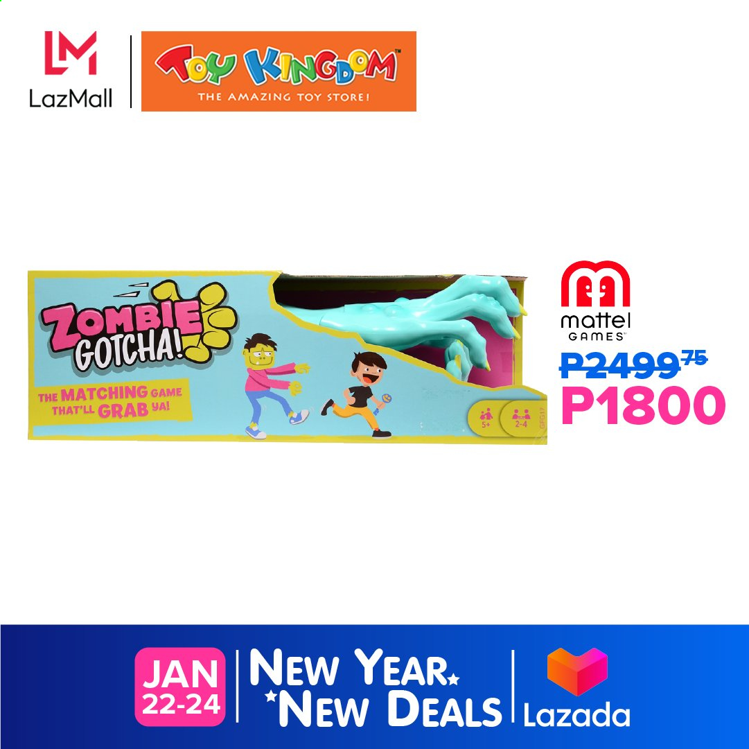 thumbnail - Toy Kingdom offer  - 22.1.2021 - 24.1.2021 - Sales products - Mattel, toys. Page 1.