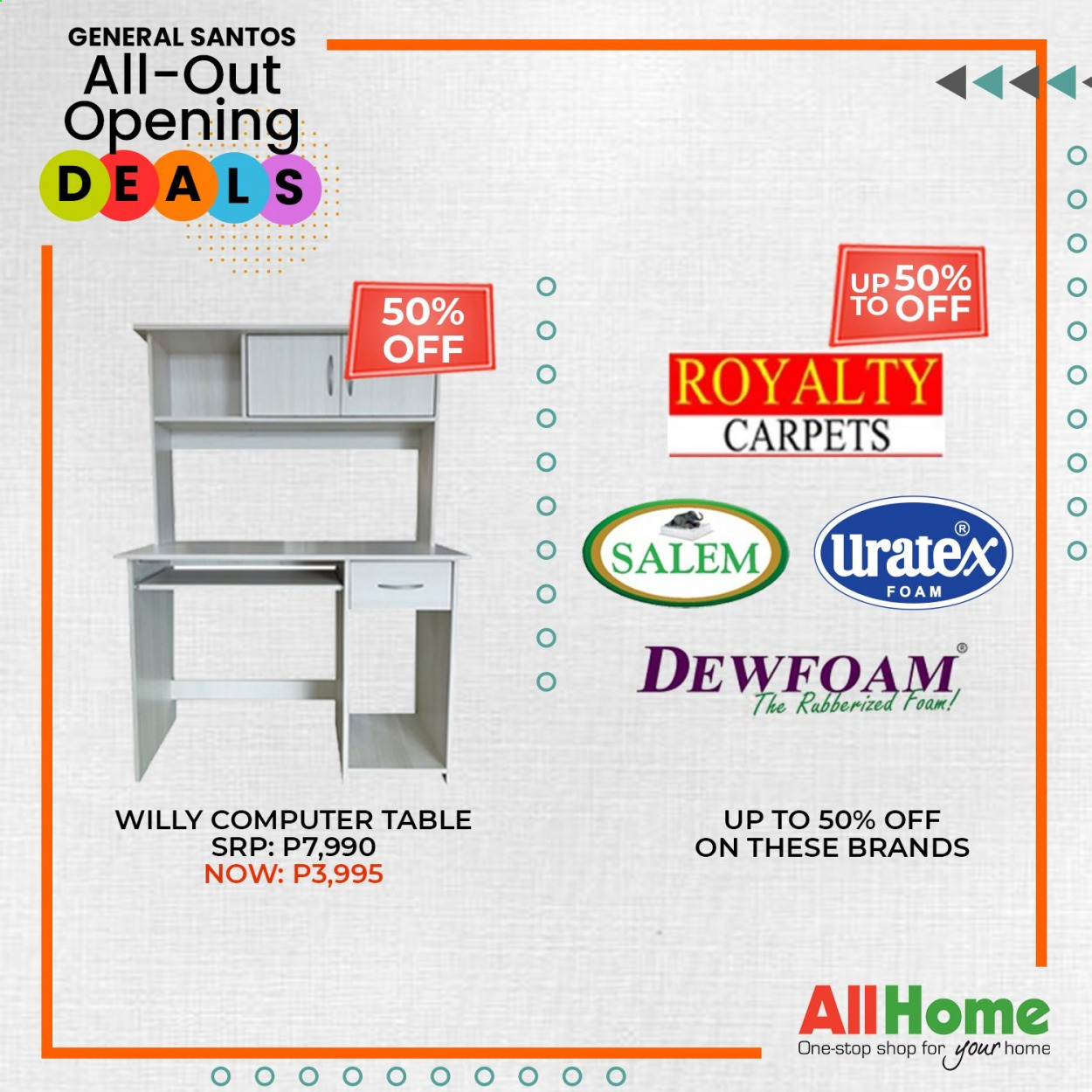 thumbnail - AllHome offer  - 30.1.2021 - 28.2.2021 - Sales products - computer, table. Page 13.