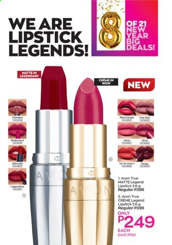 thumbnail - Avon offer  - Sales products - Voom, Avon, lipstick. Page 3.