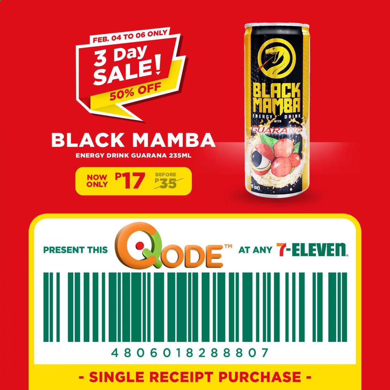 thumbnail - 7 Eleven offer  - 4.2.2021 - 6.2.2021 - Sales products - energy drink. Page 2.