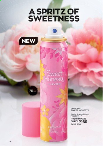 thumbnail - Avon offer  - 1.2.2021 - 28.2.2021 - Sales products - body spray. Page 4.