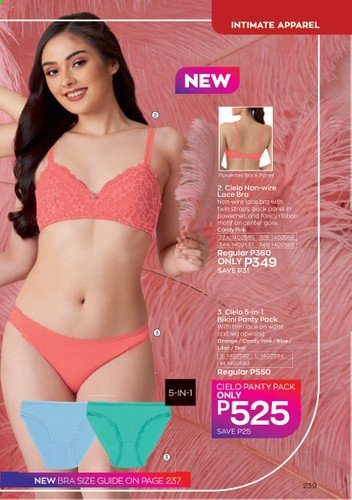 thumbnail - Avon offer  - 1.2.2021 - 28.2.2021 - Sales products - bikini, bra. Page 239.