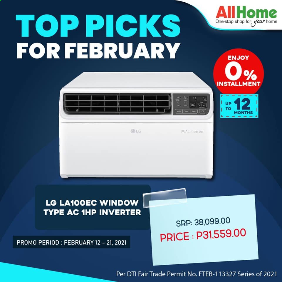 thumbnail - AllHome offer  - 12.2.2021 - 21.2.2021 - Sales products - LG. Page 1.