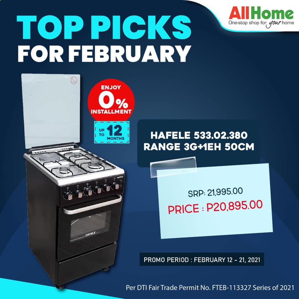 thumbnail - AllHome offer  - 12.2.2021 - 21.2.2021 - Sales products - Hafele. Page 3.