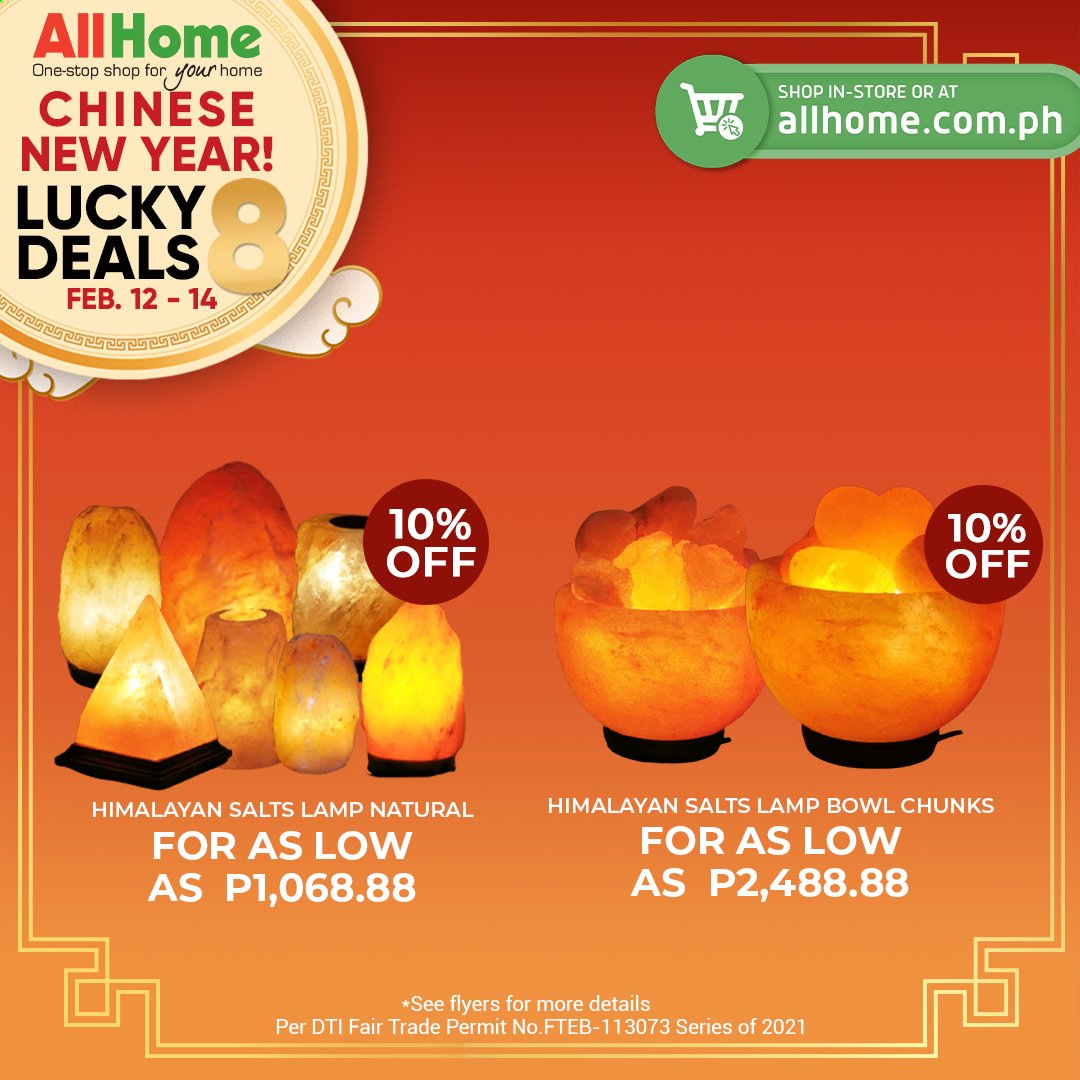 thumbnail - AllHome offer  - 12.2.2021 - 14.2.2021 - Sales products - bowl, lamp. Page 3.
