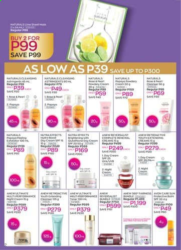 thumbnail - Avon offer  - 20.2.2021 - 27.2.2021 - Sales products - Avon, Anew, night cream, Nutra Effects. Page 2.
