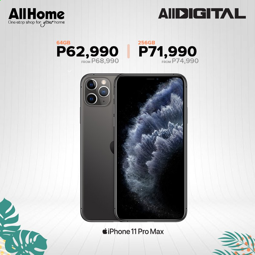 thumbnail - AllHome offer  - Sales products - iPhone, iPhone 11, iPhone 11 Pro, iPhone 11 Pro Max. Page 5.