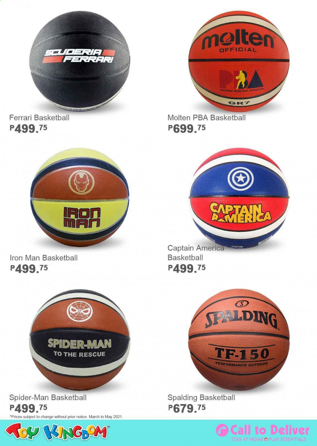 thumbnail - Toy Kingdom offer  - Sales products - Spalding, Molten, basketball. Page 4.