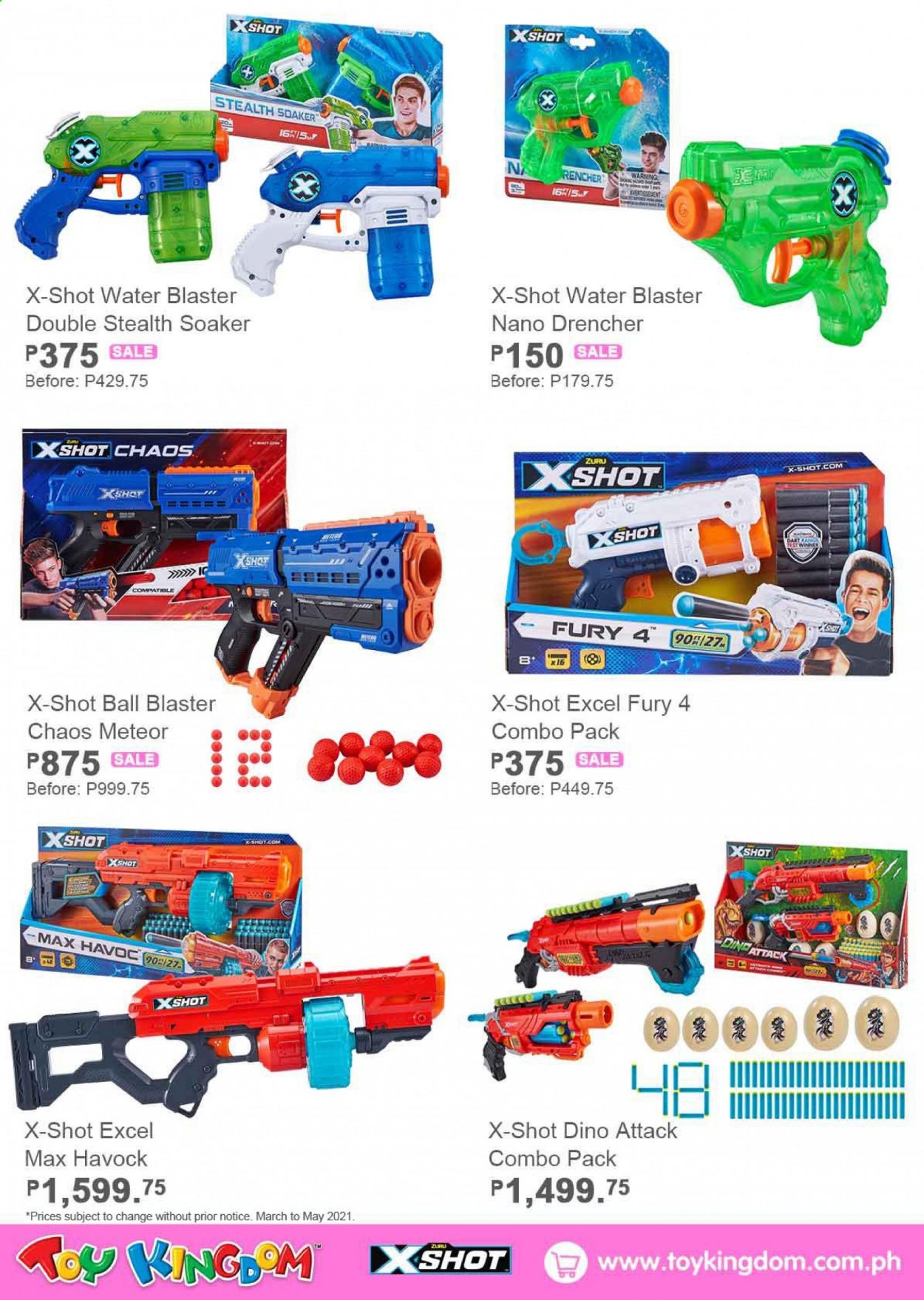thumbnail - Toy Kingdom offer  - Sales products - toys, soaker, water blaster, Zuru. Page 7.