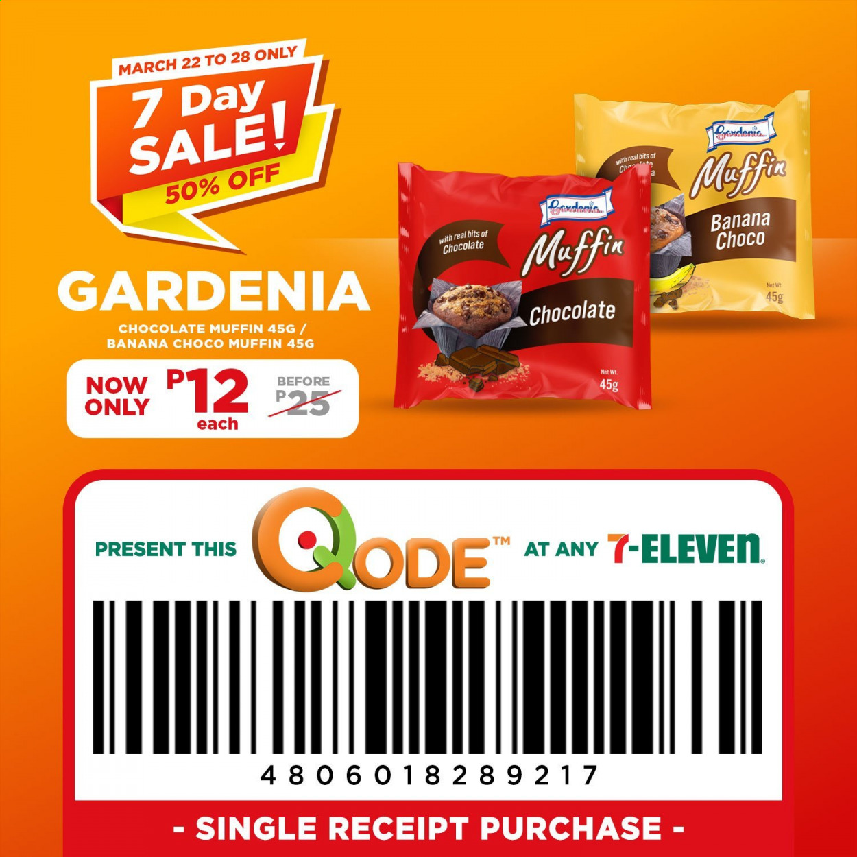 thumbnail - 7 Eleven offer  - 22.3.2021 - 28.3.2021 - Sales products - muffin, chocolate. Page 3.