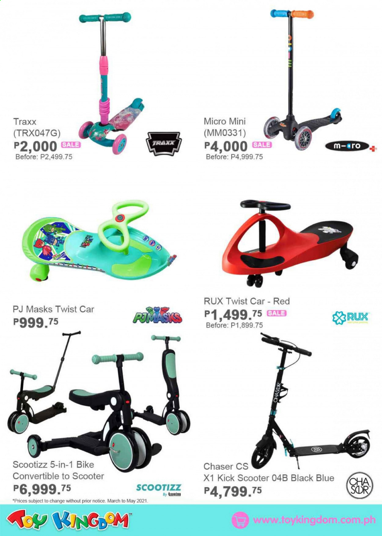 thumbnail - Toy Kingdom offer  - Sales products - kick scooter. Page 42.