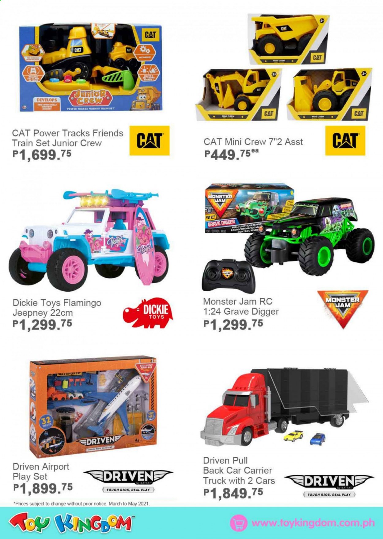 thumbnail - Toy Kingdom offer  - Sales products - play set, toys, train, Dickie Toys. Page 95.
