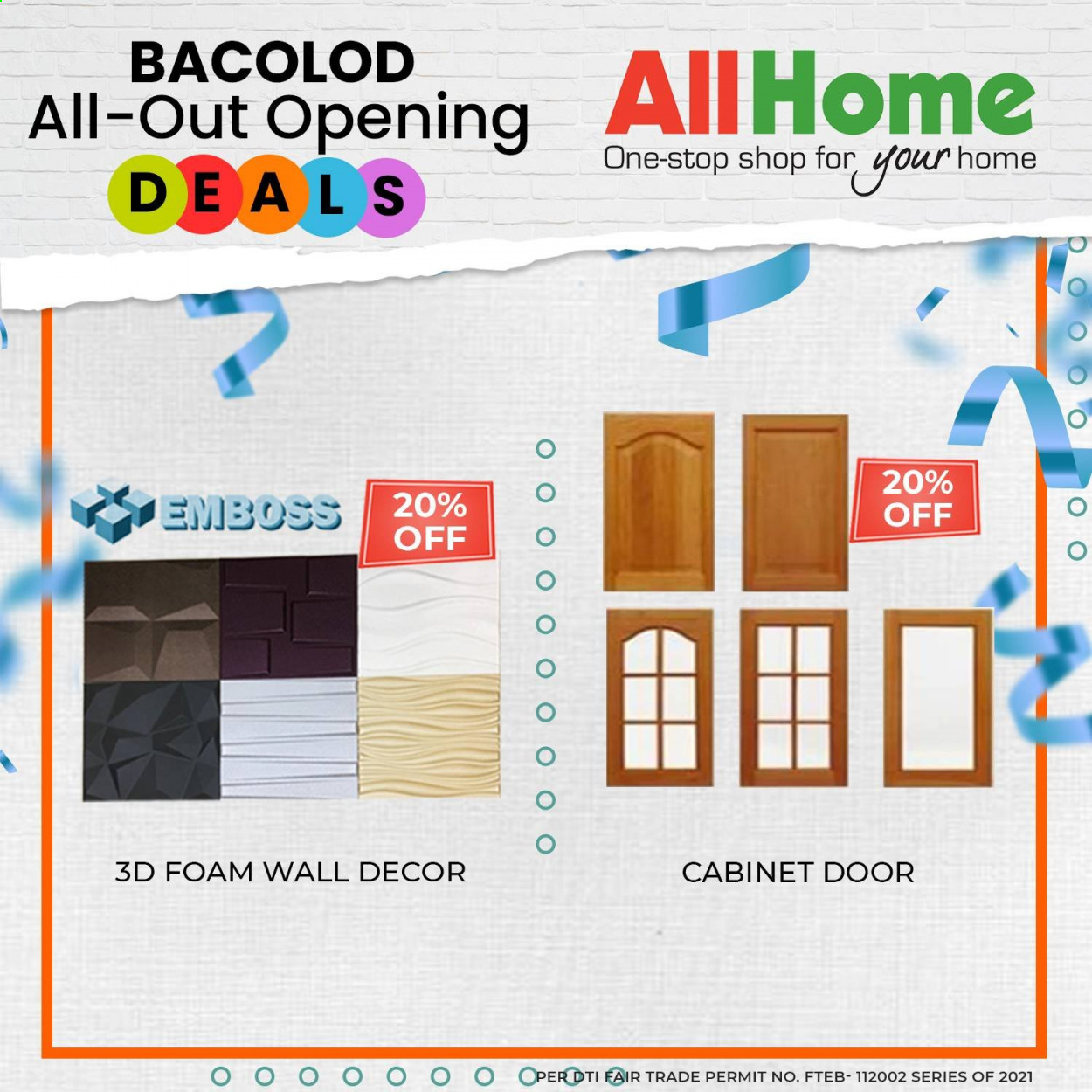 thumbnail - AllHome offer  - Sales products - cabinet, wall decor. Page 9.
