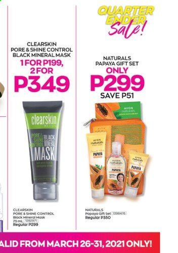 thumbnail - Avon offer  - 26.3.2021 - 31.3.2021 - Sales products - Avon, gift set. Page 3.