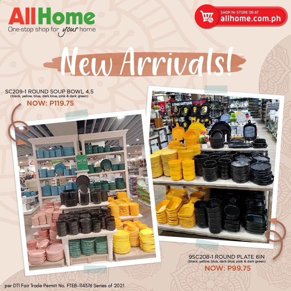 thumbnail - AllHome offer  - Sales products - plate, serving bowl, bowl. Page 1.