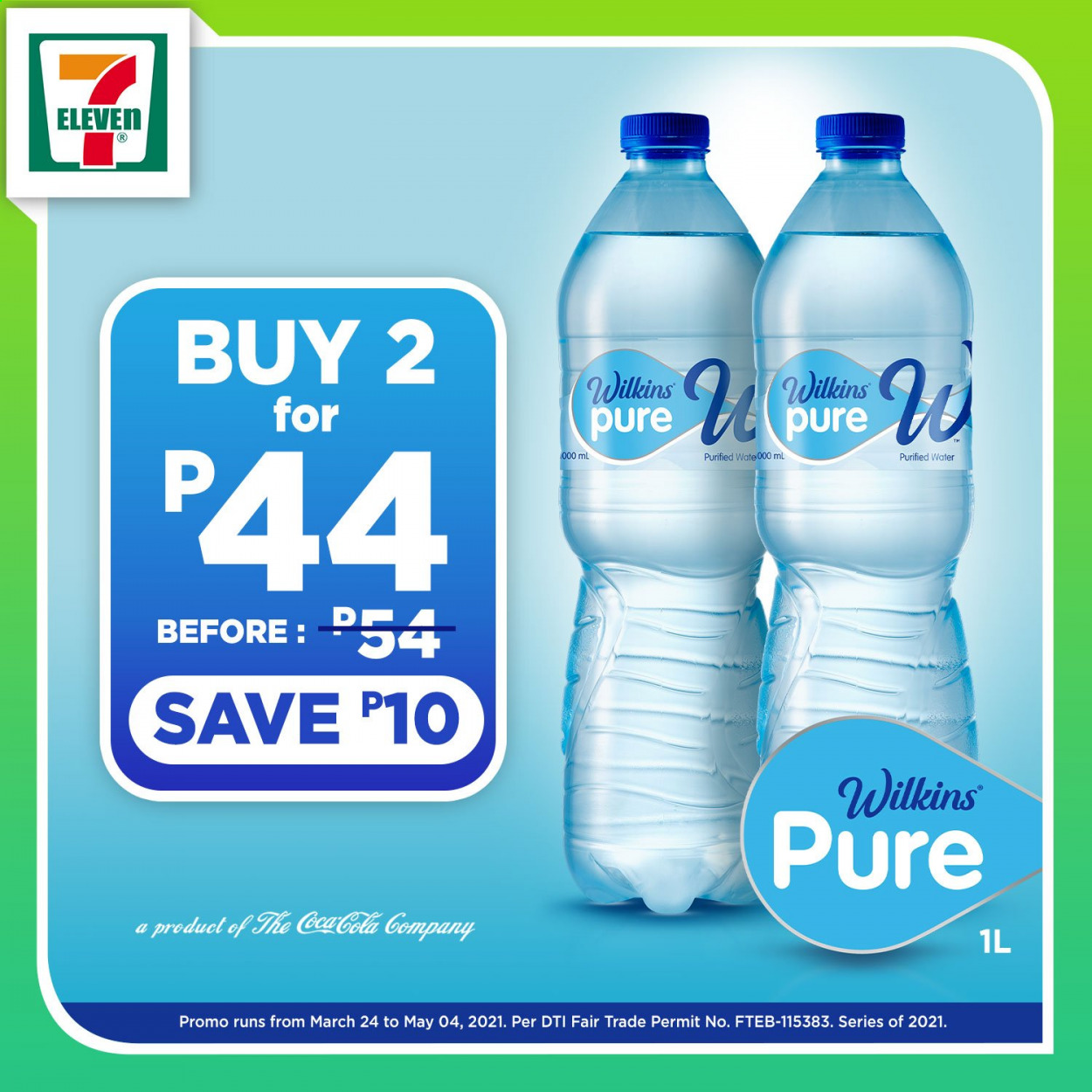 thumbnail - 7 Eleven offer  - 24.3.2021 - 4.5.2021 - Sales products - Coca-Cola, purified water. Page 4.