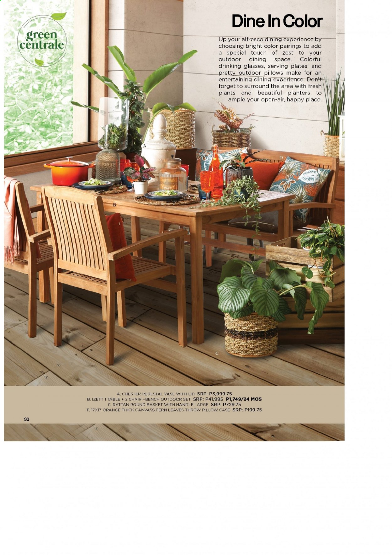 thumbnail - AllHome offer  - 23.3.2021 - 30.6.2021 - Sales products - basket, plate, pillow, table, chair, vase. Page 39.