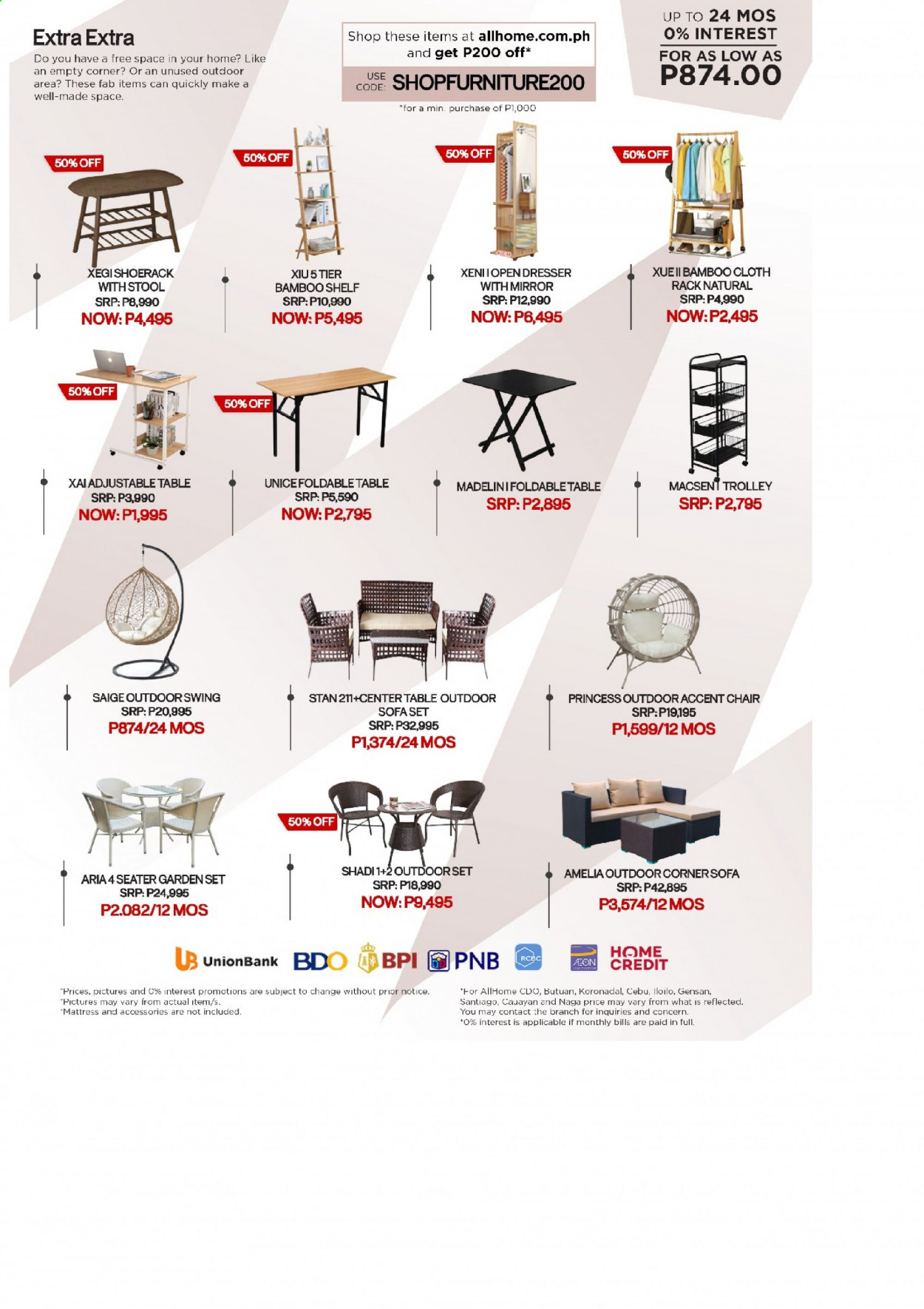 thumbnail - AllHome offer  - 23.3.2021 - 30.6.2021 - Sales products - trolley, table, stool, chair, accent chair, sofa, shelves, mattress, dresser, mirror, princess. Page 68.