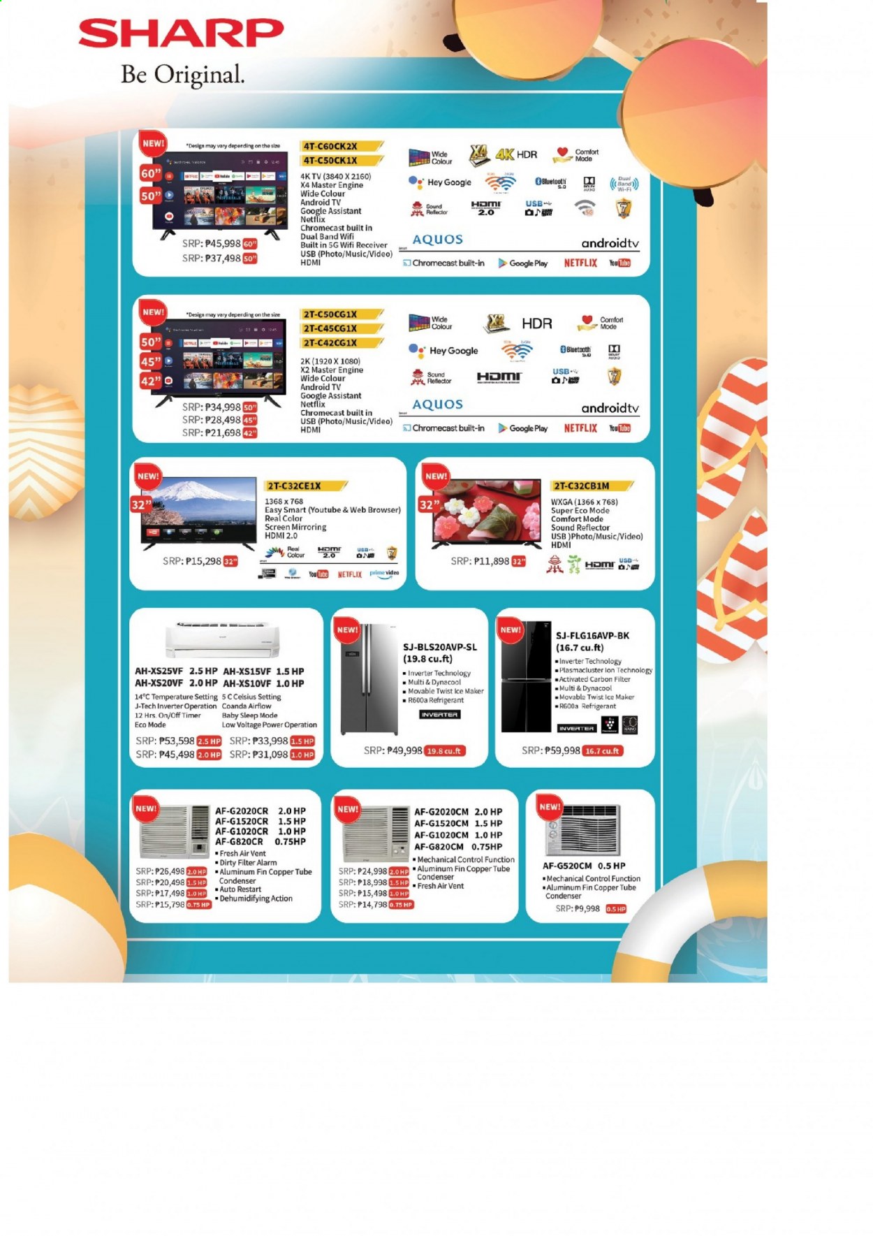thumbnail - AllHome offer  - 23.3.2021 - 30.6.2021 - Sales products - copper tube, Hewlett Packard, receiver, Android TV, Sharp, TV, ice maker. Page 76.