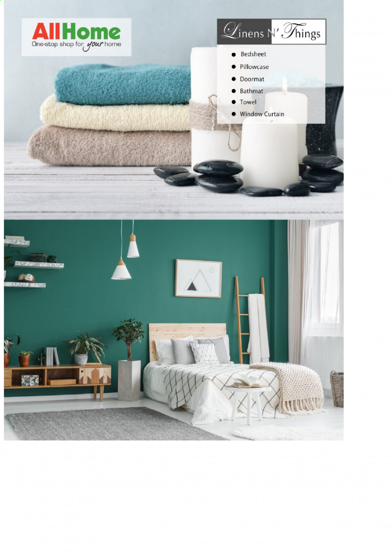 thumbnail - AllHome offer  - 23.3.2021 - 30.6.2021 - Sales products - bedding, linens, pillowcase, curtain, towel, door mat. Page 81.
