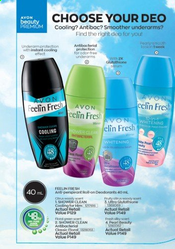 thumbnail - Avon offer  - 16.4.2021 - 30.4.2021 - Sales products - Avon, anti-perspirant, roll-on, deodorant. Page 4.