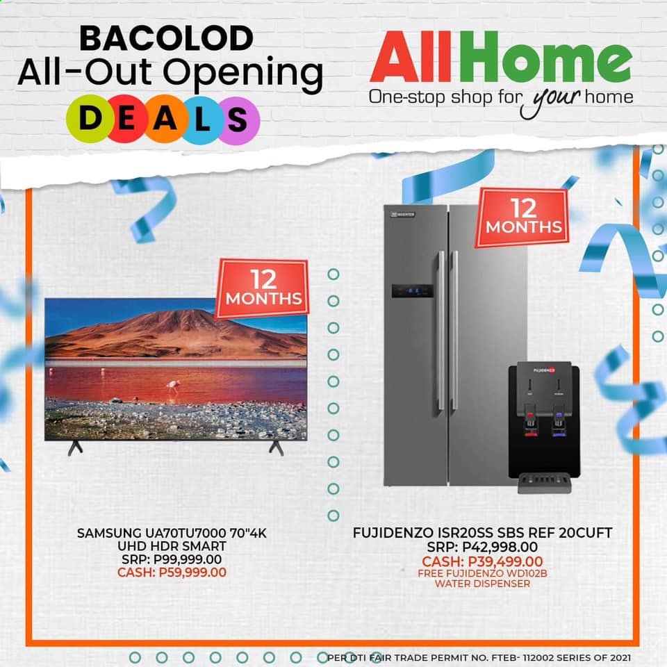 thumbnail - AllHome offer  - 18.4.2021 - 17.5.2021 - Sales products - dispenser, Samsung. Page 3.