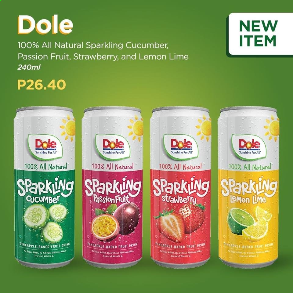 thumbnail - Puregold offer  - Sales products - Dole, fruit drink, vitamin c. Page 1.