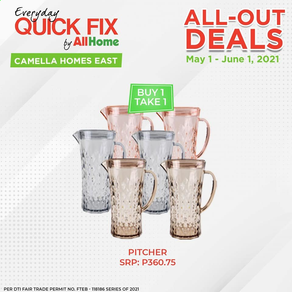 thumbnail - AllHome offer  - 1.5.2021 - 1.6.2021 - Sales products - pitcher. Page 2.
