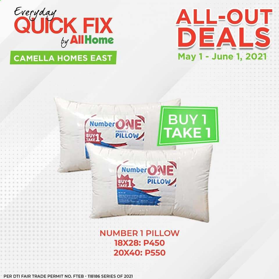 thumbnail - AllHome offer  - 1.5.2021 - 1.6.2021 - Sales products - pillow. Page 4.
