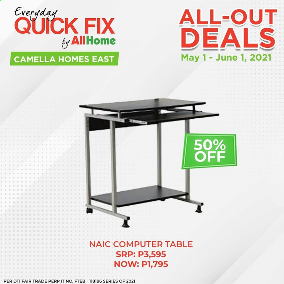 thumbnail - AllHome offer  - 1.5.2021 - 1.6.2021 - Sales products - computer, table. Page 5.
