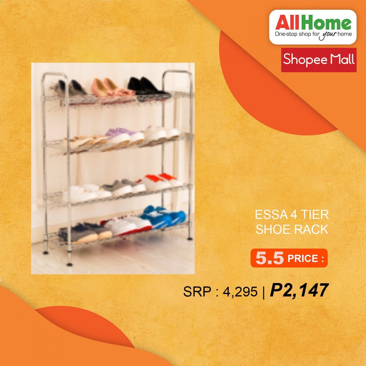 thumbnail - AllHome offer  - 5.5.2021 - 5.5.2021 - Sales products - shoe rack. Page 13.
