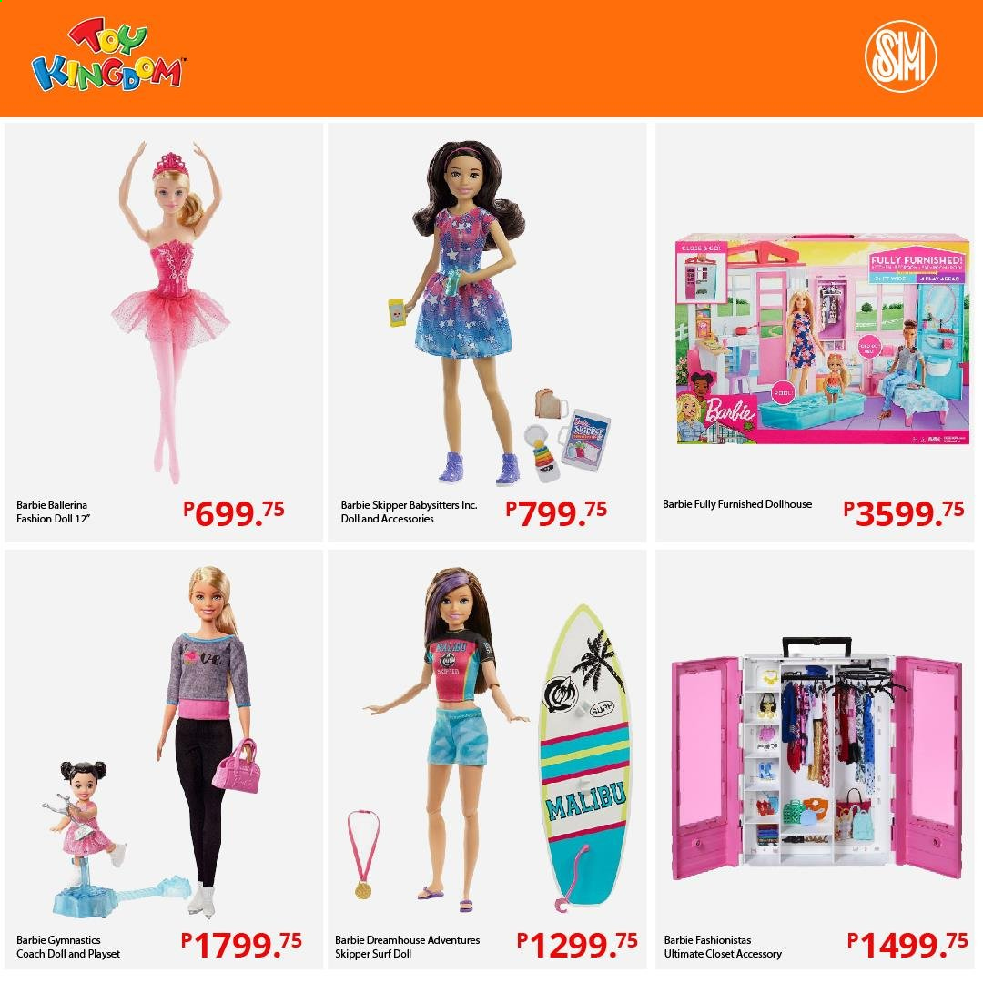 thumbnail - Toy Kingdom offer  - Sales products - Barbie, doll, play set. Page 1.