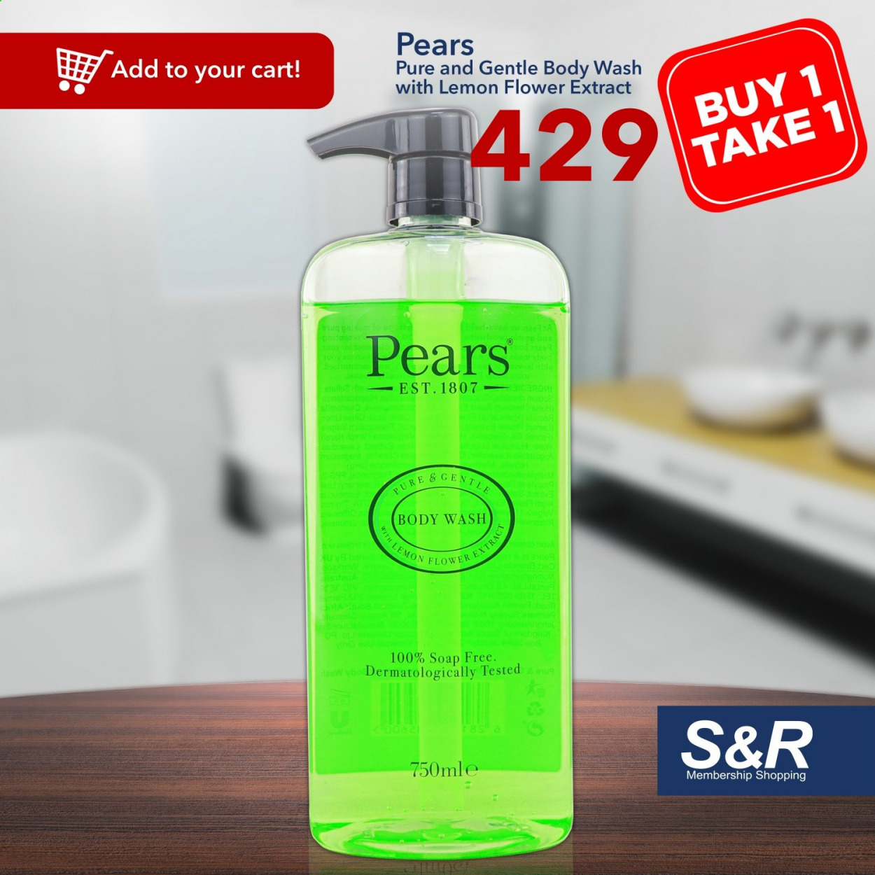 thumbnail - S&R Membership Shopping offer  - Sales products - body wash, soap, cart. Page 2.