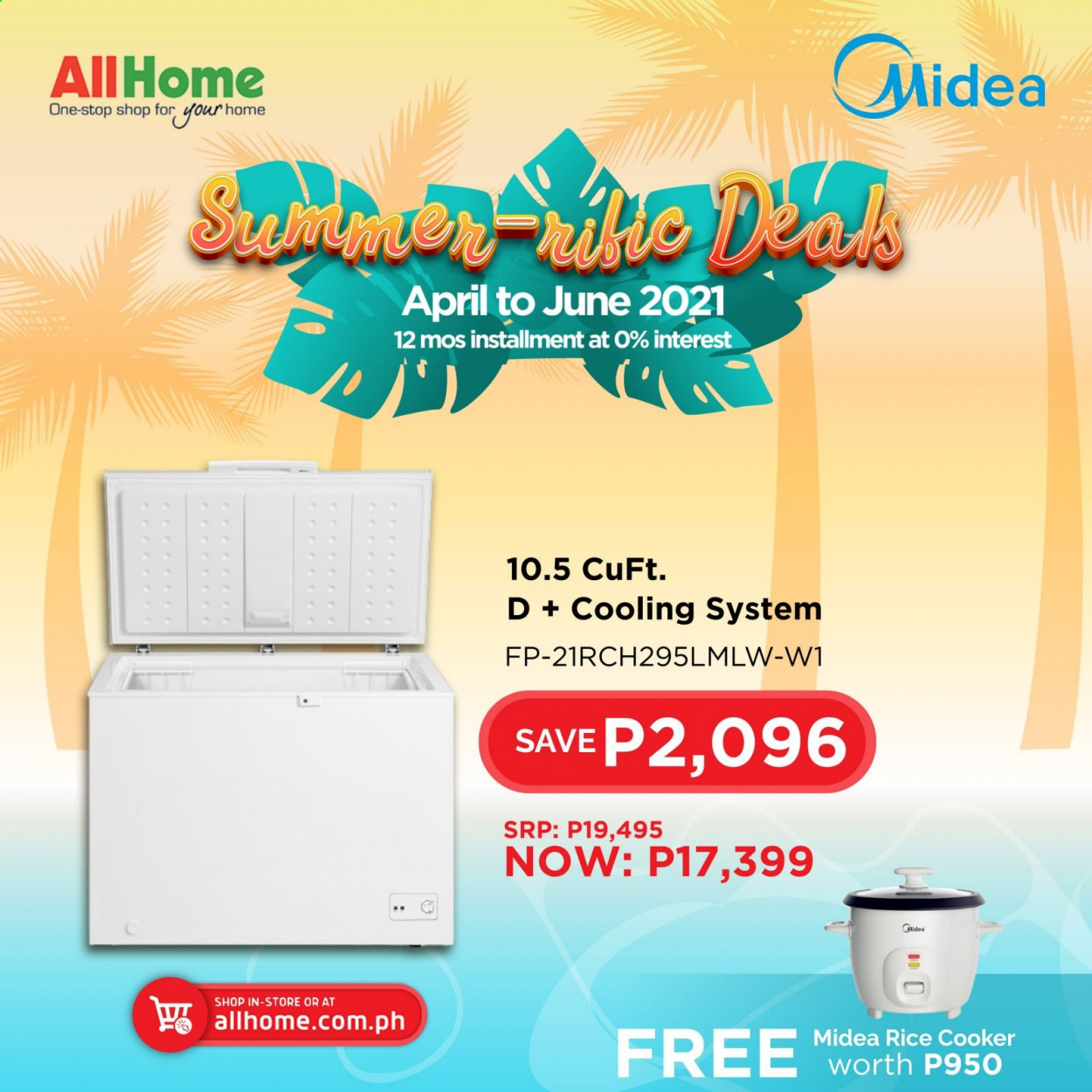 thumbnail - AllHome offer  - Sales products - rice cooker, Midea. Page 3.