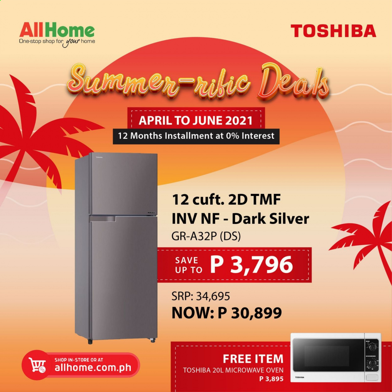thumbnail - AllHome offer  - Sales products - Toshiba, oven, microwave. Page 2.