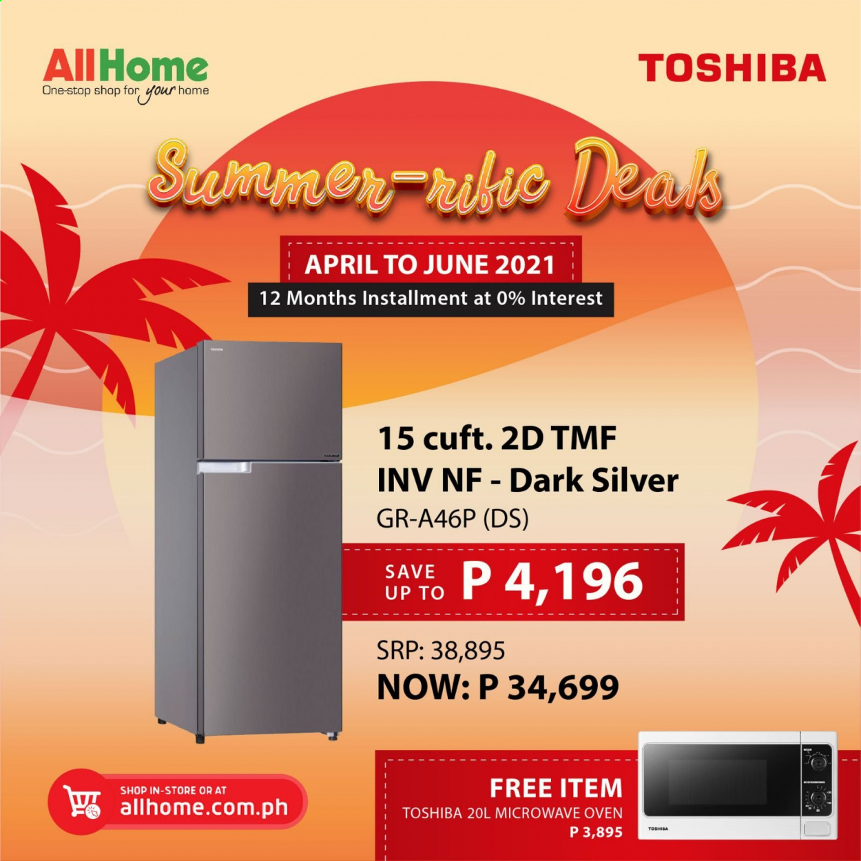 thumbnail - AllHome offer  - Sales products - Toshiba, oven, microwave. Page 3.