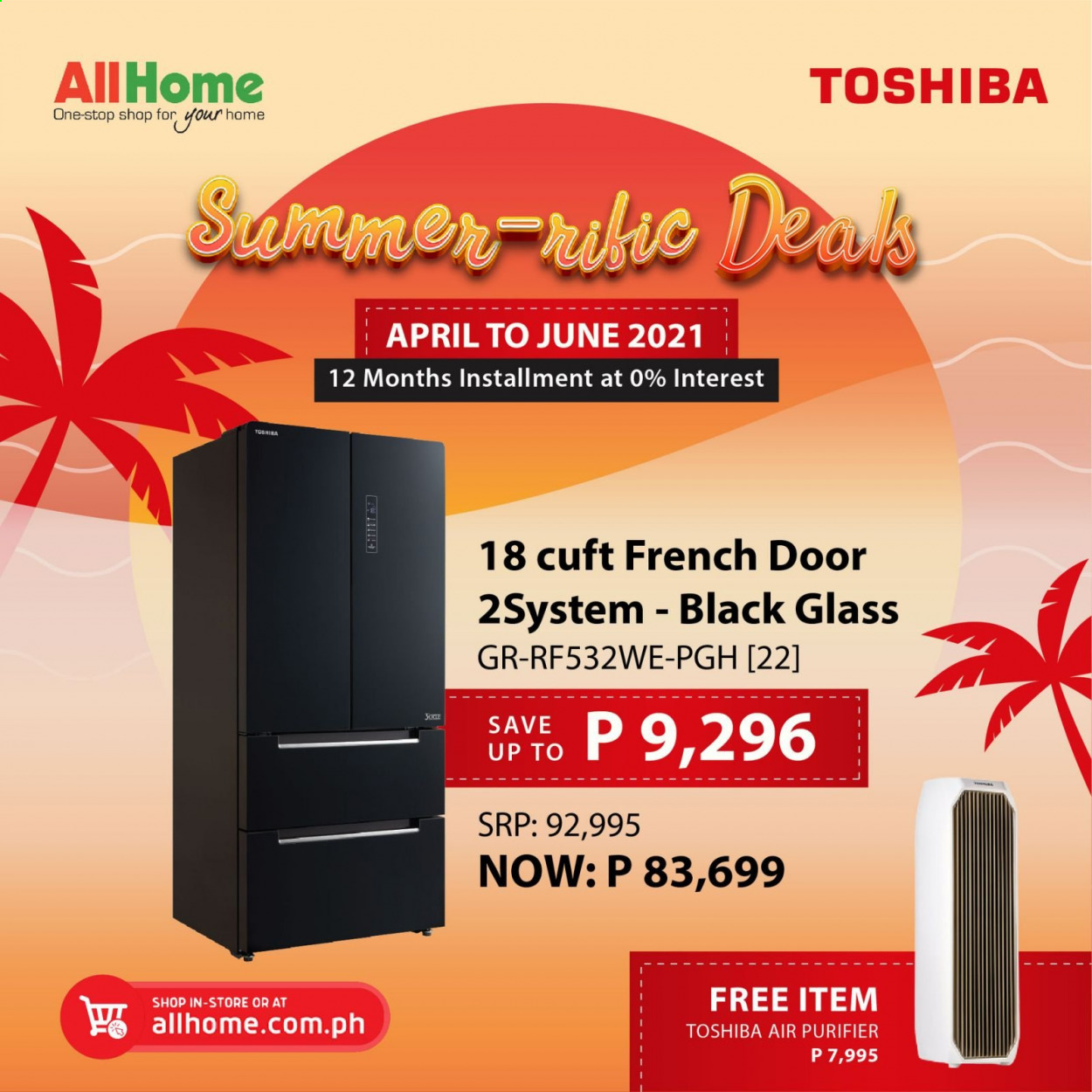 thumbnail - AllHome offer  - Sales products - Toshiba, air purifier. Page 4.