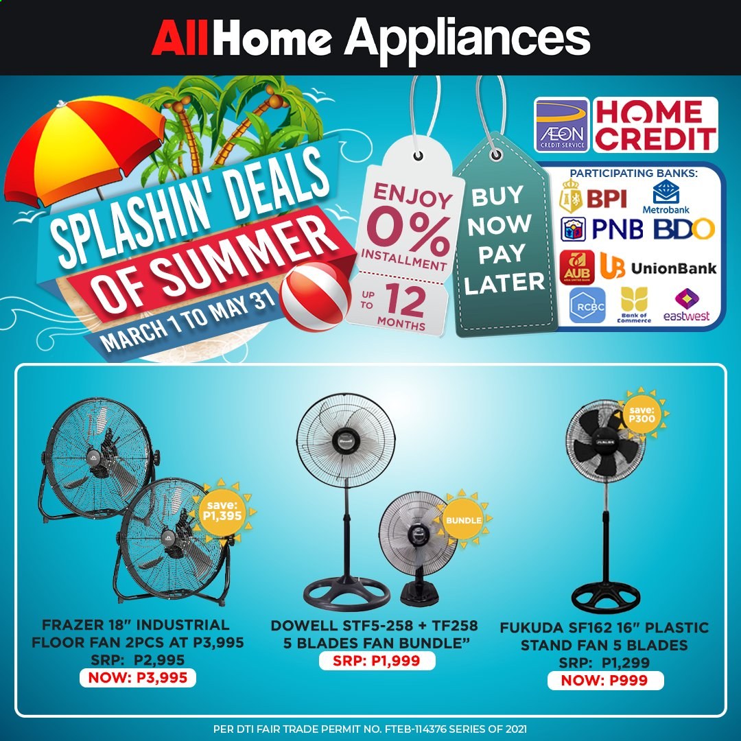 thumbnail - AllHome offer  - 1.5.2021 - 31.5.2021 - Sales products - stand fan. Page 4.