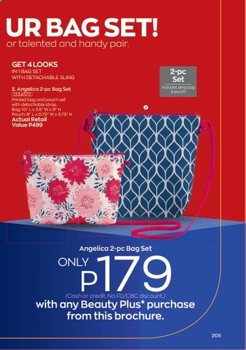 thumbnail - Avon offer  - 1.6.2021 - 30.6.2021 - Sales products - bag. Page 205.