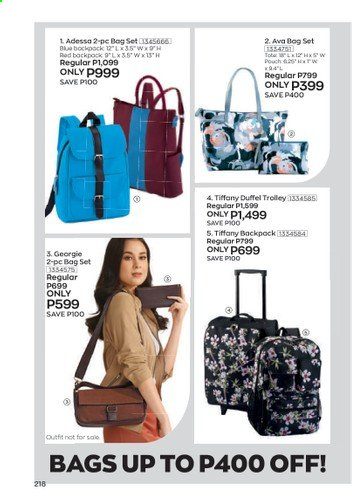 thumbnail - Avon offer  - 1.6.2021 - 30.6.2021 - Sales products - bag, tote, trolley. Page 218.