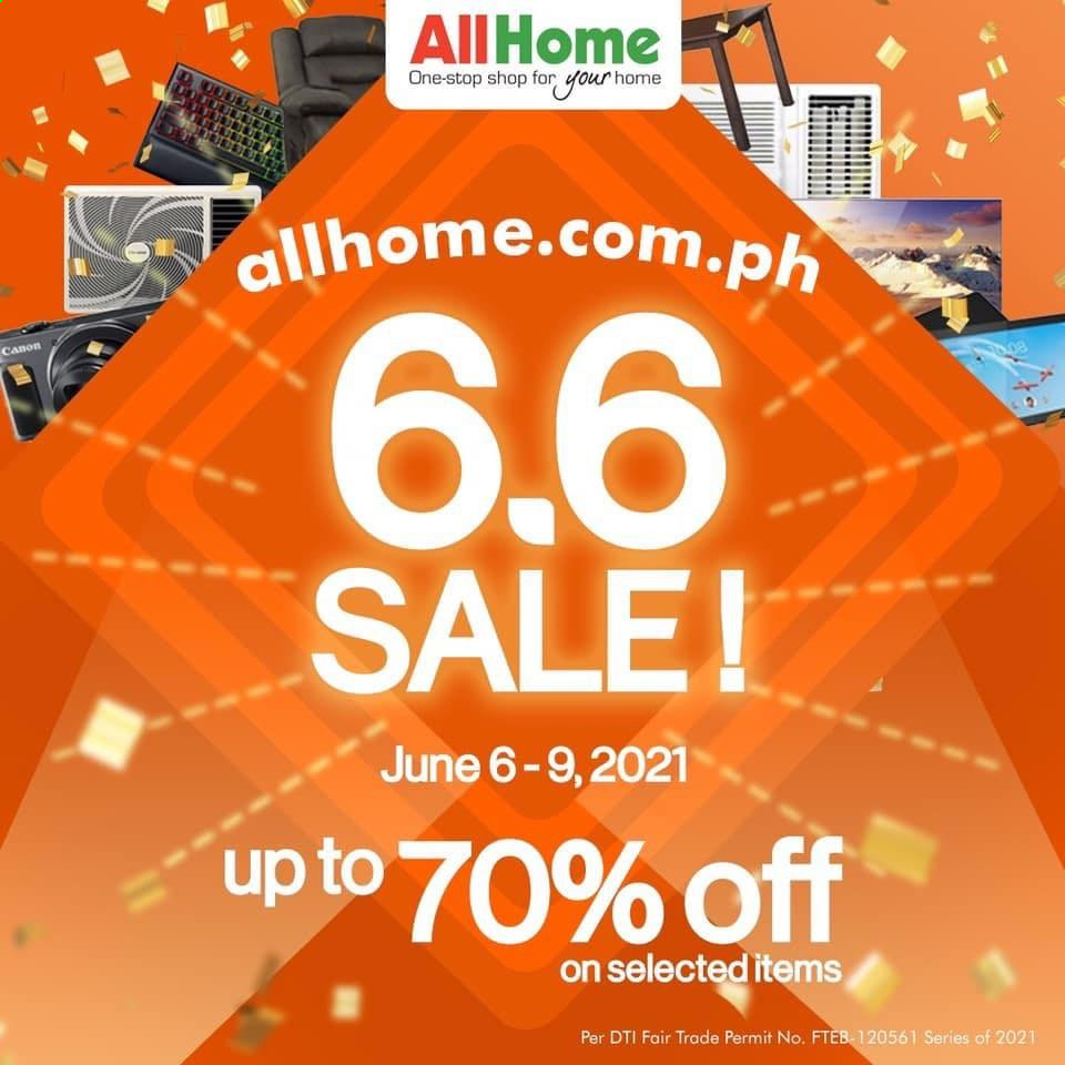 thumbnail - AllHome offer  - 6.6.2021 - 9.6.2021 - Sales products - Canon. Page 1.