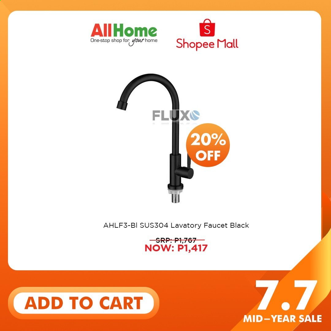 thumbnail - AllHome offer  - 7.7.2021 - 7.7.2021 - Sales products - faucet, cart. Page 4.