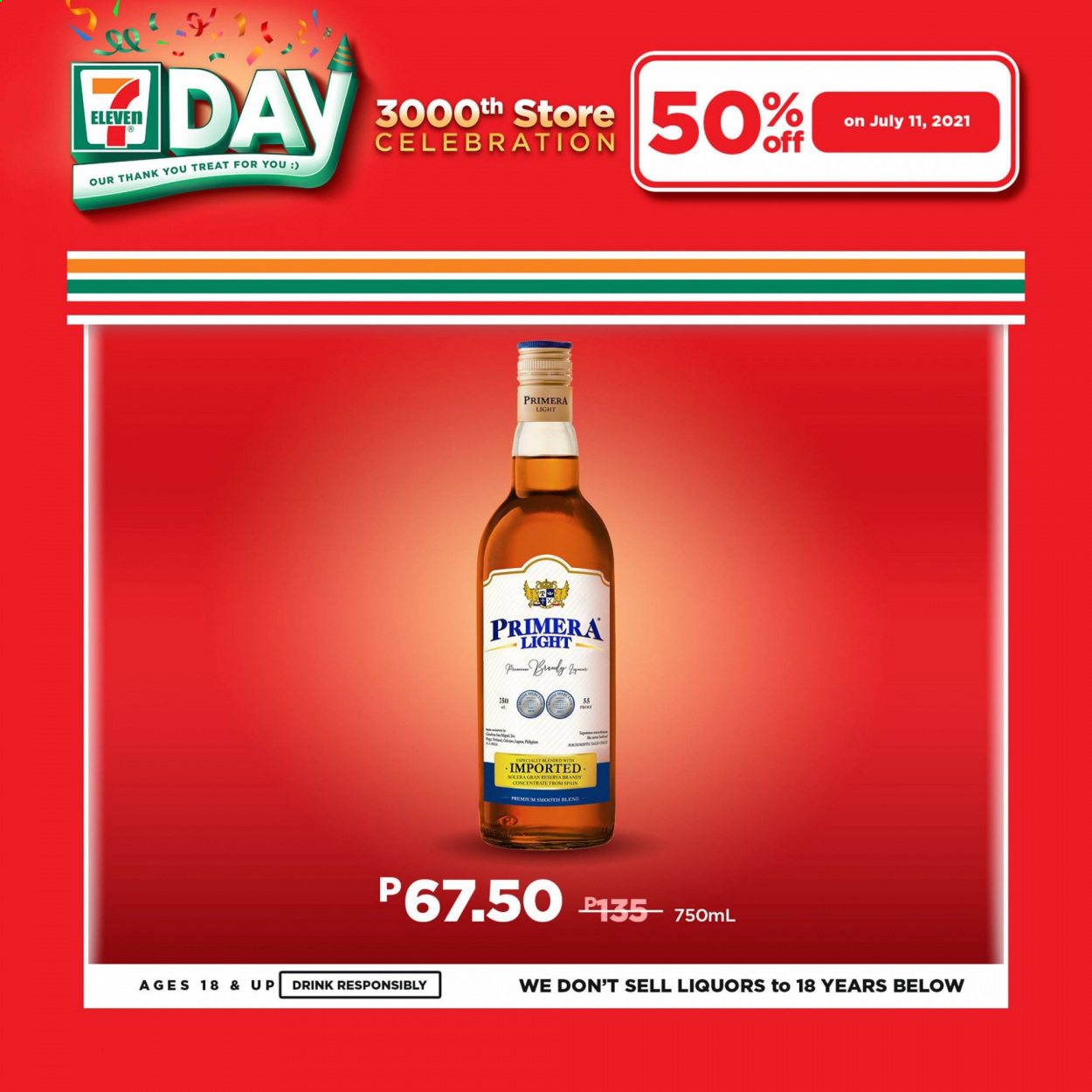 thumbnail - 7 Eleven offer  - 11.7.2021 - 11.7.2021 - Sales products - Celebration. Page 10.
