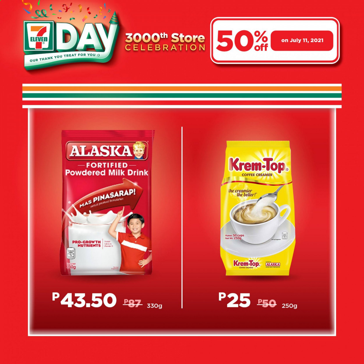 thumbnail - 7 Eleven offer  - 11.7.2021 - 11.7.2021 - Sales products - Celebration. Page 22.