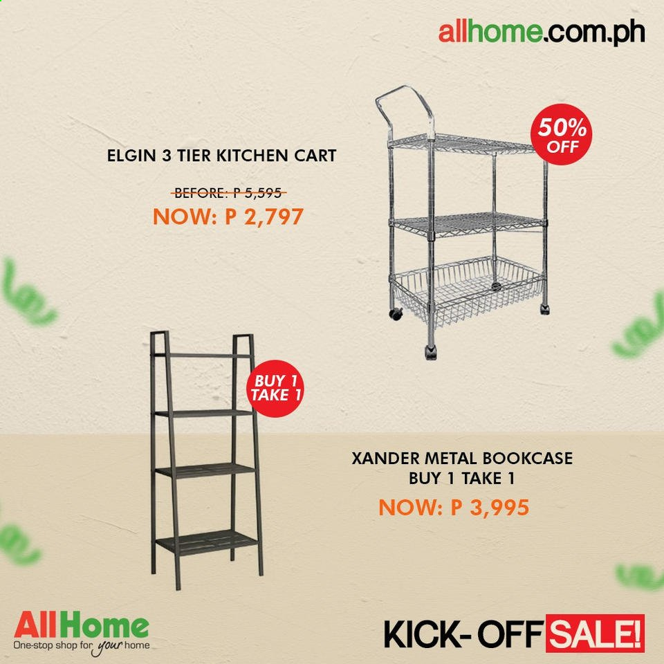 thumbnail - AllHome offer  - 8.7.2021 - 15.7.2021 - Sales products - kitchen cart, bookcase, cart. Page 24.